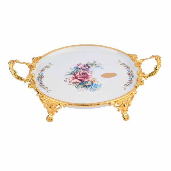 صحن بورسلين مدور للشوكلا