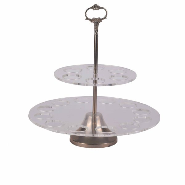 ستاند فناجين قهوة بلكسي فضي 18 فنجان