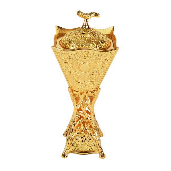 مبخرة مقاس كبير لون ذهبي